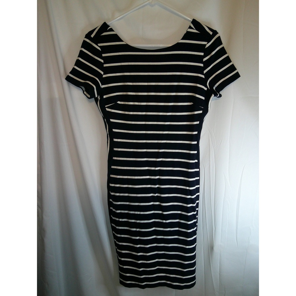 Banana Republic Striped Sheath Dress - Career, Casual, Party - Size 4